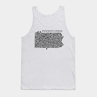 State of Pennsylvania Maze Tank Top